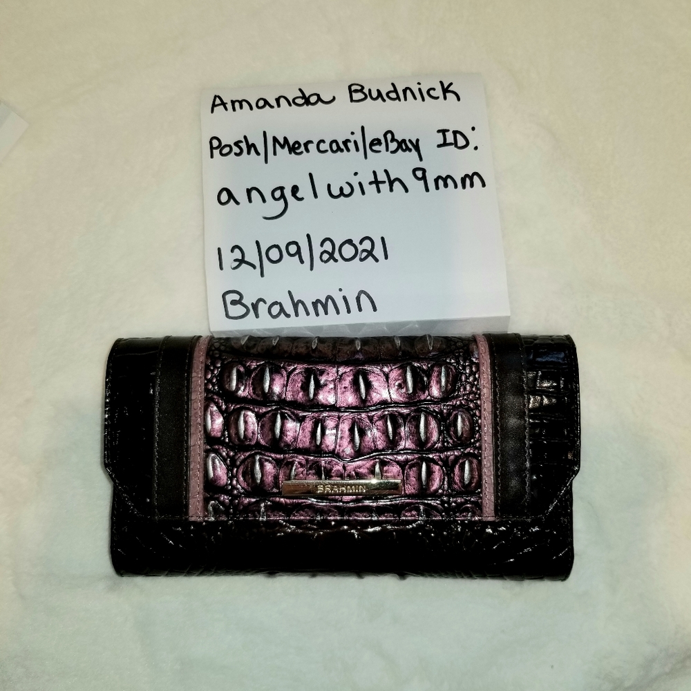 BrahmincSoft Checkbook Plum Sangrita Wallet